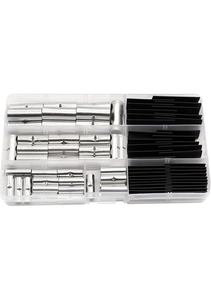 80 Adet 6 Değer 4/6/8AWG Yalıtımsız Uç Bağlantı Kiti Otomotiv Için Isıyla Büzüşen Boru Uç Bağlantı Konnektörü (Yurt Dışından)