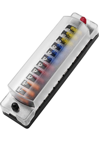 32V 75A Araba Tekne Sigorta Kutusu Braketi 12 Yollu Sigorta Röle Kutusu Kapaklı Arabalar, Tekneler, Kamyonlar, Römorkörler Için Aksesuarlar (Yurt Dışından)