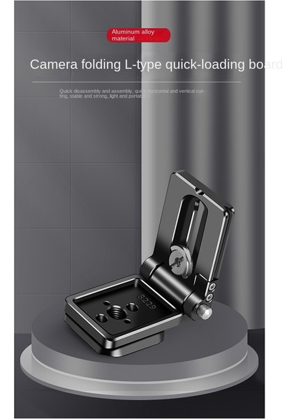 Katlanabilir Dslr Kamera L Braketi Ayar Açısı, Çeşitli Kameralar Sabitleyiciler Için Uygun Hızlı Çıkarma Plakası (Yurt Dışından)