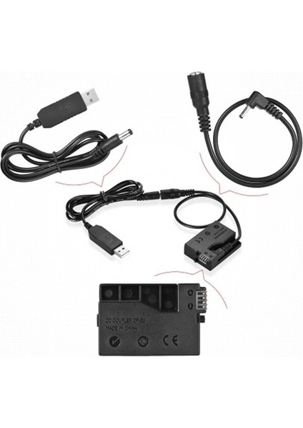 Dr-E8 Kukla Pil Dc Güç Bankası ile USB Adaptör Kablosu Değiştirme Canon Eos 550D 600D 650D 700D Dslr Kameralar Için Lp-E8 (Yurt Dışından) indirimleri