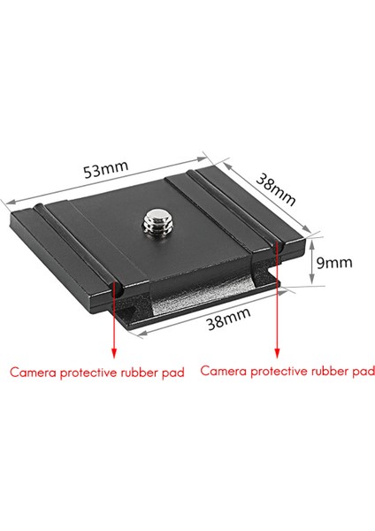 200PL-PRO Hızlı Çıkarma Soğuk Ayakkabı Plaka Montaj Adaptörü MH494-BH / MH496-BH Gimbal Dslr Kamera Kafesi Için (Yurt Dışından)