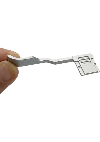 Alüminyum Alaşımlı Sıcak Yuva Başparmak Yukarı El Tutacağı A7C2 Kamera Sıcak Yuva Tutacağı Gümüş (Yurt Dışından)