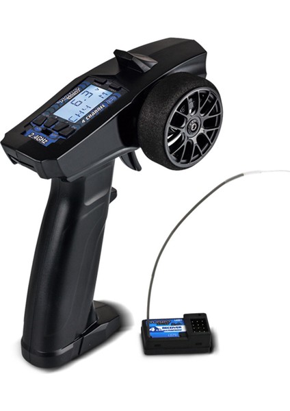 Turbo Racing 2.4g 4ch Uzaktan Sistem LCD Ekranlı Radyo Verici Uzaktan Kumanda Alıcı ile Rc Araba Otomatik Tekne Için (Yurt Dışından)