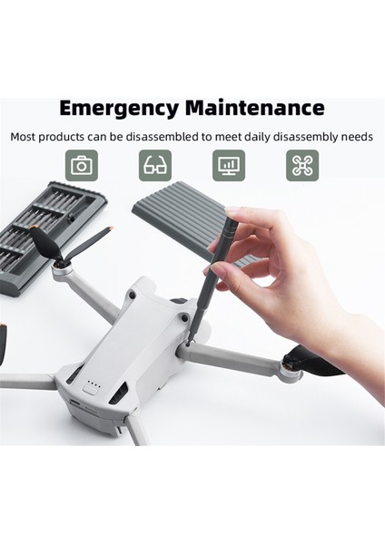 Djı Air 3 Onarım Tornavida Avata/mını 4/3 Pro Sökme Çok Fonksiyonlu Kullanışlı Tornavida Aksesuarları (Yurt Dışından)