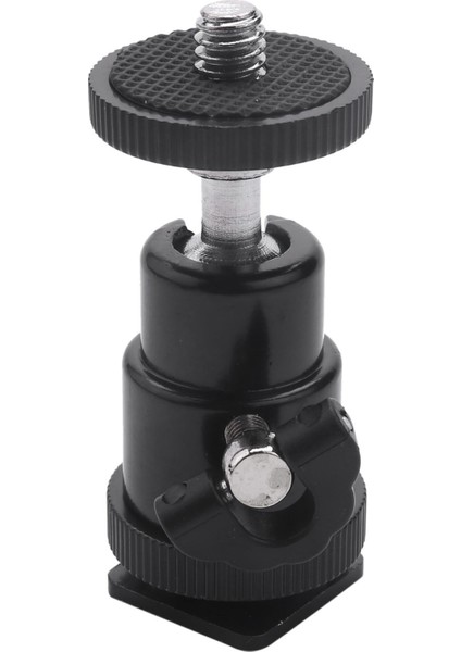 Mini Top Kafa [2 Paket] Sıcak Ayakkabı Montaj Adaptörü ile 360 Derece 1/4 Inç Küçük Top Kafaları Dslr Kamera, Video Kamera, Flaş, Işık Standı, Tripod Için Hafif Döner Mikro Top Kafası (Yurt Dışından)