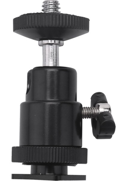 Mini Top Kafa [2 Paket] Sıcak Ayakkabı Montaj Adaptörü ile 360 Derece 1/4 Inç Küçük Top Kafaları Dslr Kamera, Video Kamera, Flaş, Işık Standı, Tripod Için Hafif Döner Mikro Top Kafası (Yurt Dışından)