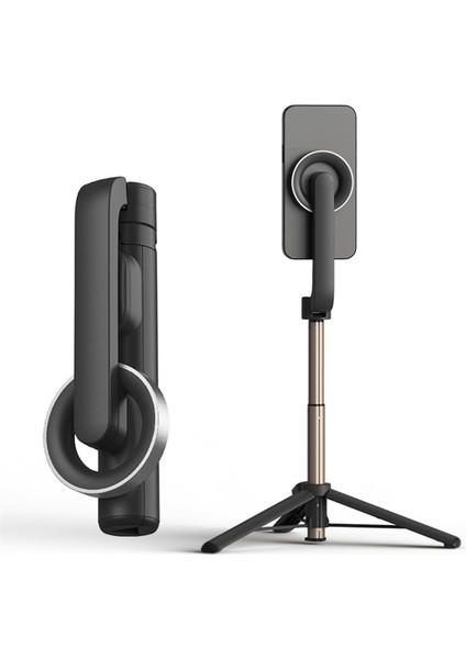 Cep Telefonu Tripod Kablosuz Manyetik Selfie Çubuğu Tripod IPhone 14/12/13/ Pro/12 Max Android Telefon Selfie (Yurt Dışından) fiyatları