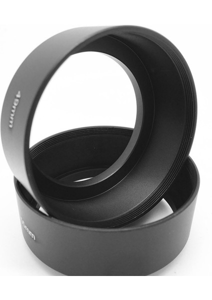 49MM Metal Lens Parasoley Filtre Dişli Montajlı Kamera Lens Filtre Dişli Alüminyum 49MM (Yurt Dışından)