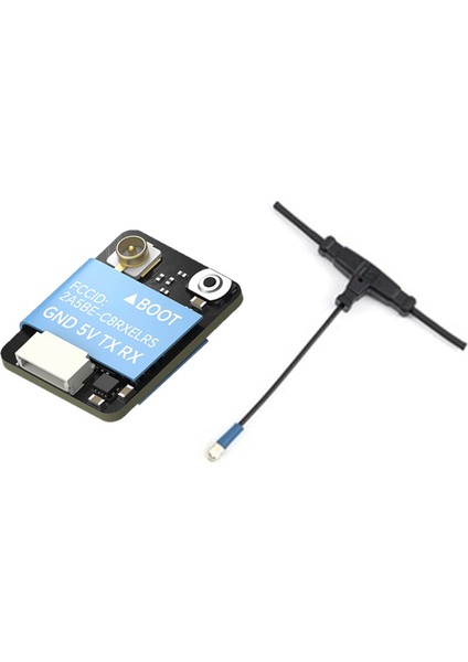 Elrs 868/900MHZ Nano Rx Alıcısı Açık Kaynaklı 40MM Antenli Rc Fpv Yarış Drone'u (Yurt Dışından)