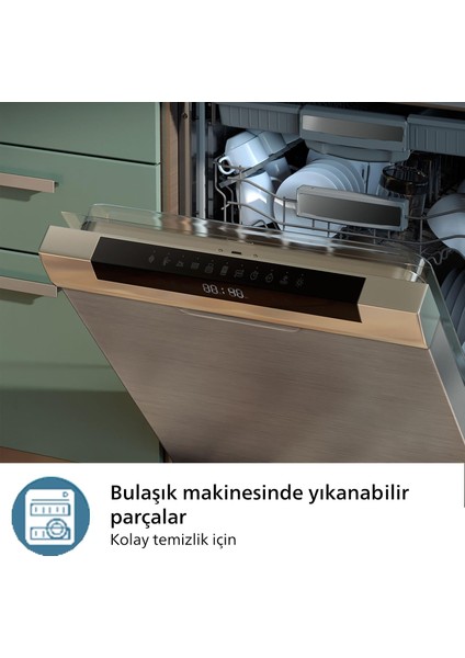 Çift Hazneli Airfryer, 9l Toplam Kapasite, 2 Hazneli Airfryer, Rapid Air Teknolojisi, Onerous Marka Hediyeler