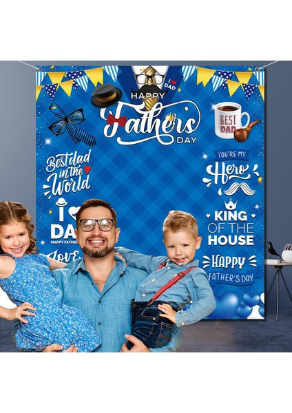 180X200CM Babalar Günü Tek Taraflı Fotoğraf Arka Planı Babalar Günü Taşınabilir Çok Işlevli Fotoğraf Arka Planı Arka Plan (Yurt Dışından) fiyatları