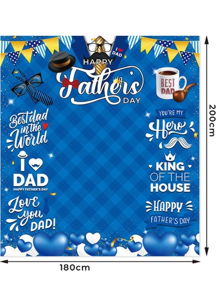 180X200CM Babalar Günü Tek Taraflı Fotoğraf Arka Planı Babalar Günü Taşınabilir Çok Işlevli Fotoğraf Arka Planı Arka Plan (Yurt Dışından) modelleri