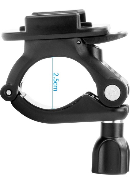 Bisiklet Bisiklet Motosiklet Gidon Gidon Montaj Braketi Adaptörü 360 Derece Dönen 25-30MM Çap Gopro Hero 6 5 4 4 + 3 Sjcam Xiaomi Yi (Yurt Dışından) fırsatları