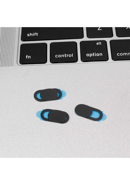 3 Adet Plastik Kamera Kalkanı Çıkartmalar Dizüstü Bilgisayar Tablet Pc Mobil Anti-Hacker Gözetleme Koruması Gizlilik Kapağı Siyah (Yurt Dışından)