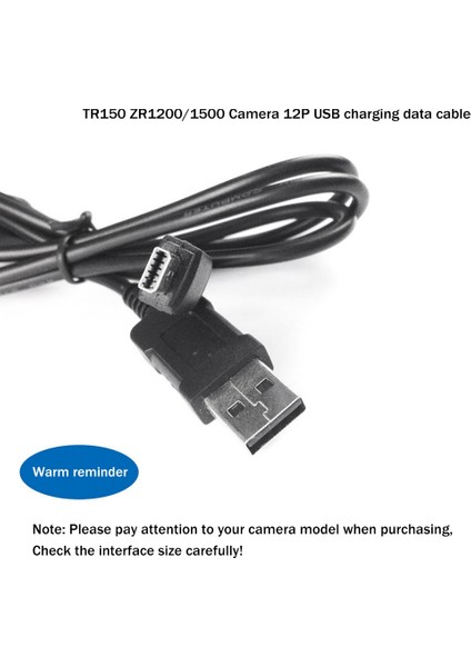 Casio Exilim EX-S10 EX-S12 EX-Z80 EX-Z77 Ex-Z2 Ex-Z9 EX-Z90 EX-Z2000 EX-Z2200 EX-Z2300 TR200 TR100 TR150 Için USB Kablosu (Yurt Dışından)