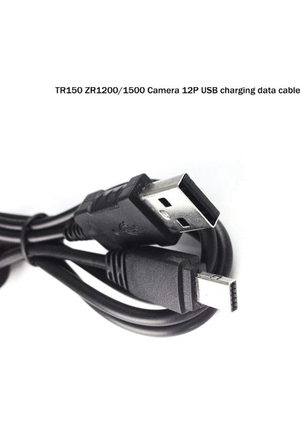Casio Exilim EX-S10 EX-S12 EX-Z80 EX-Z77 Ex-Z2 Ex-Z9 EX-Z90 EX-Z2000 EX-Z2200 EX-Z2300 TR200 TR100 TR150 Için USB Kablosu (Yurt Dışından)