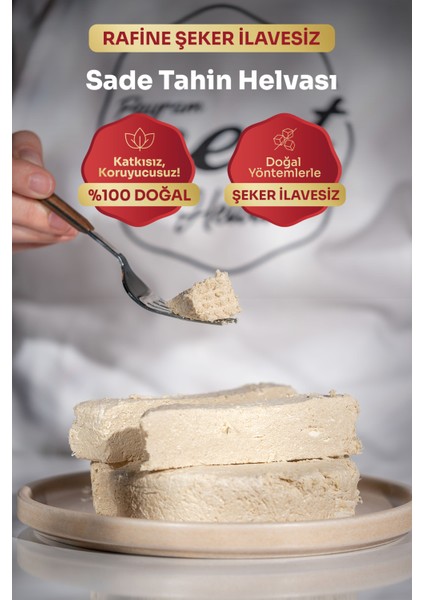 Şeker Ilavesiz Sade Helva (450 Gr)