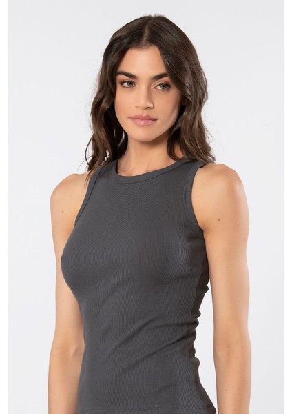 Kadın Kolsuz Ribana Atlet 3407/ANTRASIT fiyatları