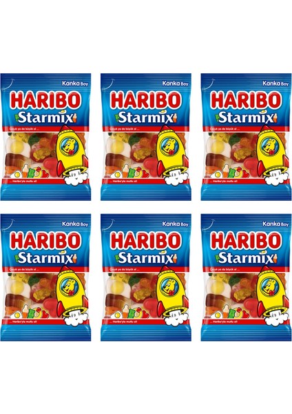 Haribo Starmix 80 gr x 6 Adet