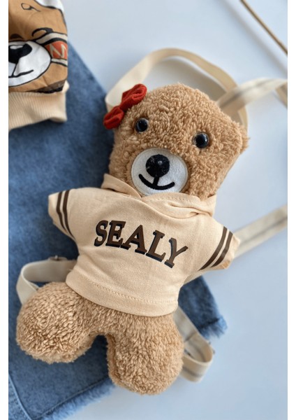 3-6 Yaş Ayıcık Çantalı Kot Salopet indirimleri