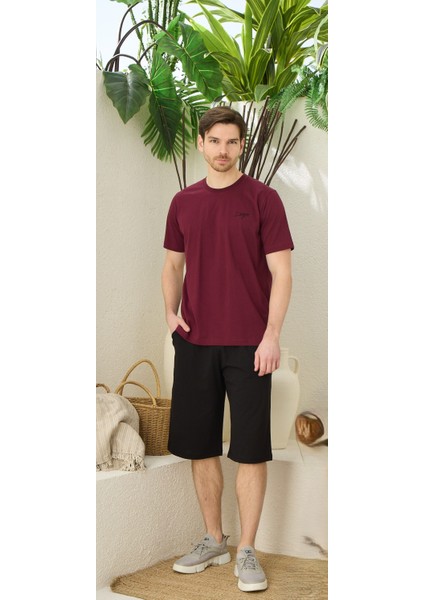 Elitepoint Bisiklet Yaka Şortlu Pijama Takımı 1703