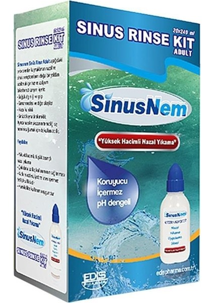 Sinusnem Sinus Rinse Kit Yetişkin 20 x 240 ml