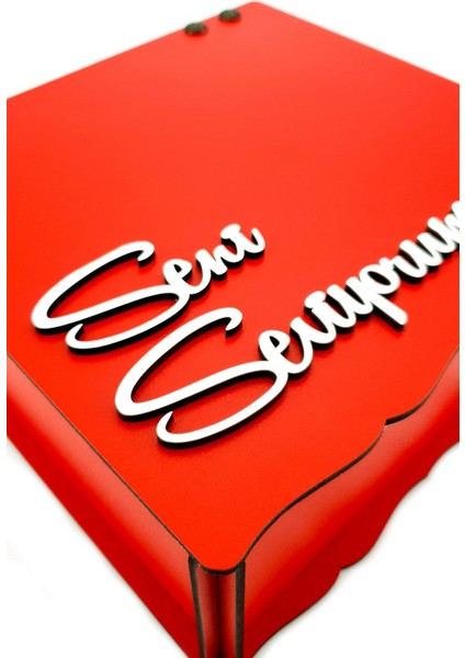 Sevgiliye Eşe Doğum Günü Hediyesi Ahşap Sürpriz Kutuda Konsept Hediyelik FYK1SS2WOOD9.D.G. modelleri