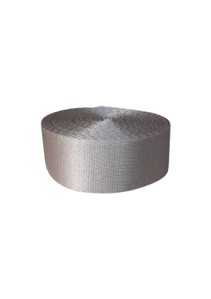Dar Dokuma Krem Polipropilen Kolon Kayış - 4 cm x 5 mt