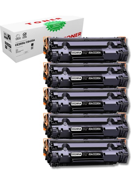 Hp CE285A Muadil Toner 5'li Çok Avantajlı Set | Wb /P1100/P1102/P1102W/P1104/M1132