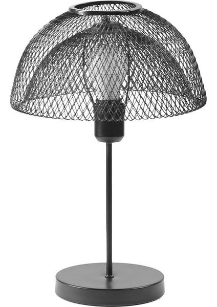 Ufo Avize Abajur 3 Lü Siyah Set