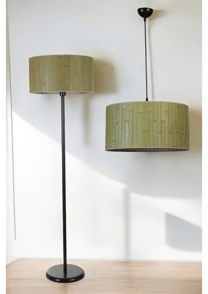 Bambu 03 Avize Lambader 2 Li Set