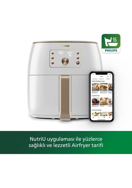 Premium Airfryer Xxl Smart Sensing Fritöz, 1.4 Kg, 7.3 L Kapasite (Aksesuar ) - Onerous Tartı