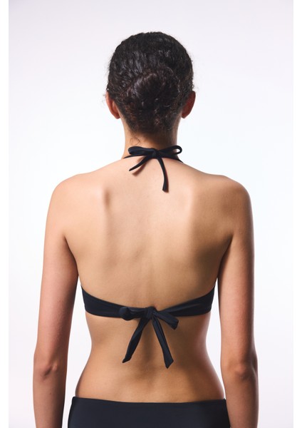 Push Up Siyah Bikini Üstü