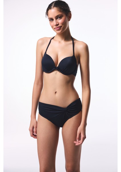 Push Up Siyah Bikini Üstü
