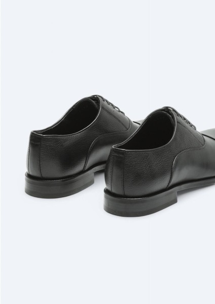 Siyah Deri Klasik Ayakkabı indirimleri