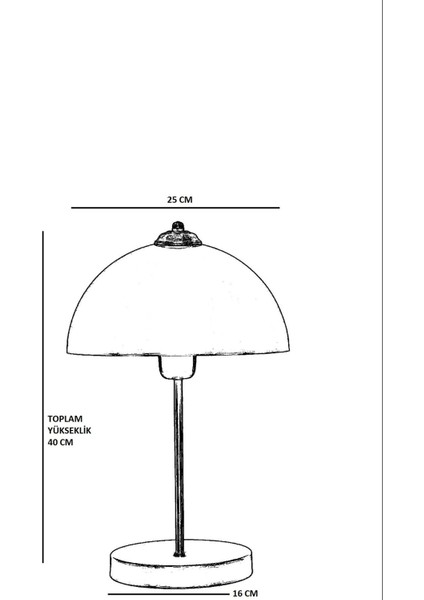 Ufo Avize Abajur 3 Lü Eskitme Set