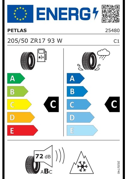 205/50 R17 93W Reinf. Multi Action PT565 Oto Dört Mevsim Lastik (Üretim Yılı: 2025)