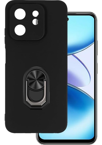 Infinix Hot 50I Klıf Kickstand Yüzüklü Mat Kapak