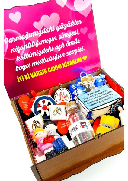 Sözlüye Doğum Günü Hediyesi, Nişanlı Hediyesi, Eşime Karıma Hediye, Sevgiliye Hediye 1DÜME9NİŞ9
