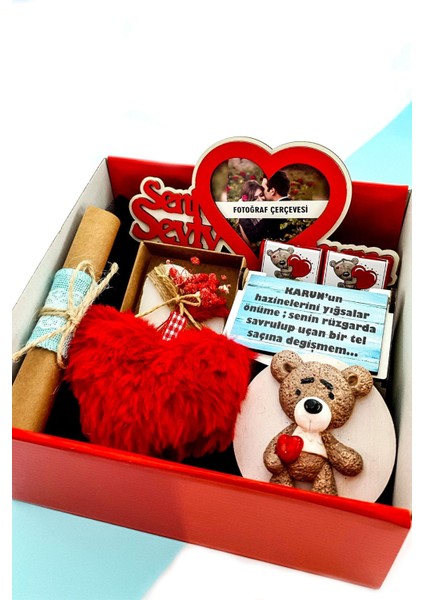 Cpy - Sevgililer Günü Hediyesi Sevgiliye Hediye Sürpriz Romantik Hediye 1STONE6BEARS9