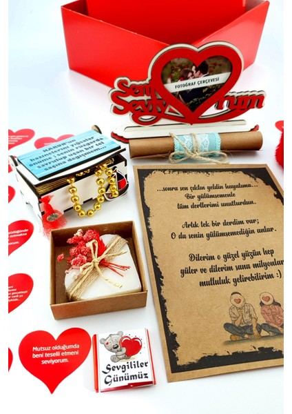 Cpy - Sevgililer Günü Hediyesi Sevgiliye Hediye Sürpriz Romantik Hediye 1STONE6BEARS9