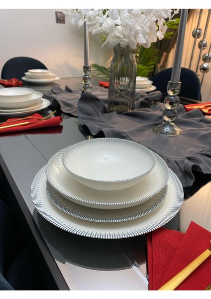 Rüya Porselen Yemek Takımı 24 Parça 6 Kişilik