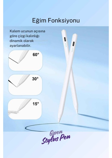 Apple iPad Stylus Kalem Avuç Içi Reddetme ve Eğim Hassasiyetli Dokunmatik Apple iPad Tablet Kalemi fiyatları