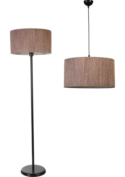 Bambu 04 Avize Lambader 2 Li Set