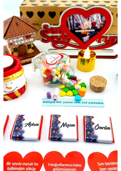 Coys Kraft Kutuda Yeni Yıl Hediyelik Sevgiliye Hediye Yılbaşı Hediyeleri 1CANDLE4BOX9 fiyatları