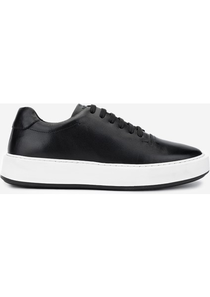 Erkek Deri Siyah Sneakers & Spor Ayakkabı 1093 2276 Erk Ayk Y25 Sıyah