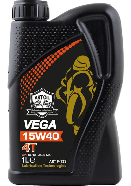 Vega 4t 15W40 Motosiklet Yağı 4 Zamanlı 1lt
