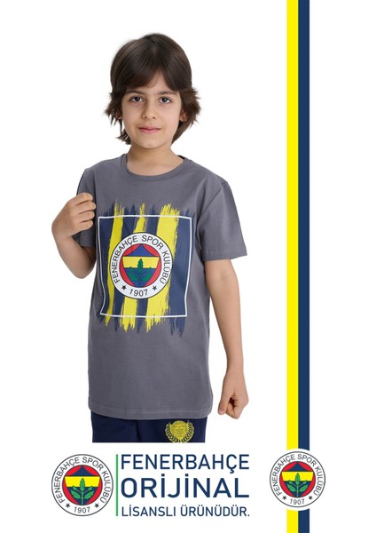 Orijinal Renkli Logo Polo Yaka Çocuk T-Shirt