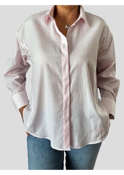 Emzirme Gömleği Pembe- Gizli Fermuarlı fiyatları