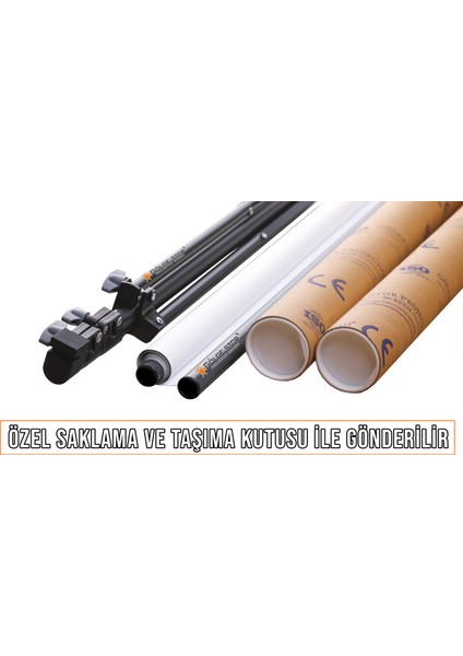 En180cm Boy105cm Projeksiyon Perdesi Tripodlu-Ayaklı Taşınabilir Yeni Akıllı Kumaş Işık Geçirmez